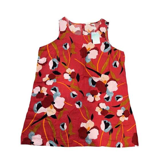 Sigrid Olsen Womens Knee Length Floral Tank Dress Size 3XL Multicolor New - Picture 4 of 5